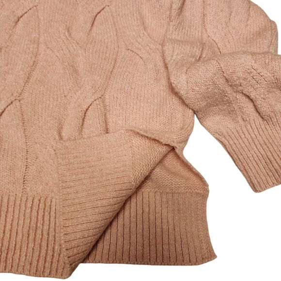 Cambridge Dry Goods Pink Turtleneck Sweater SZ L - Picture 7 of 12
